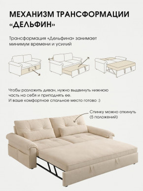 Диван-кровать ЛУНО 160см в Олёкминске - olekminska.mebelnovo.ru | фото