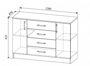 Комод Софи СКМ 1200.1 в Олёкминске - olekminska.mebelnovo.ru | фото