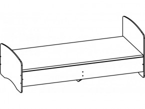 кровать 1-спальная без ящиков Город SV в Олёкминске - olekminska.mebelnovo.ru | фото
