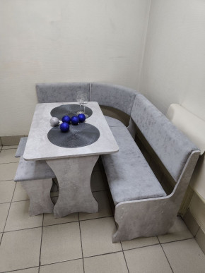 Кухонный уголок Миссия V велюр (цемент) в Олёкминске - olekminska.mebelnovo.ru | фото