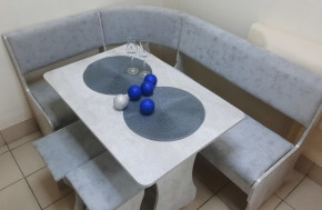 Кухонный уголок Миссия V велюр (цемент) в Олёкминске - olekminska.mebelnovo.ru | фото