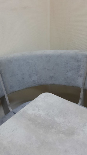 Кухонный уголок Миссия V велюр (цемент) в Олёкминске - olekminska.mebelnovo.ru | фото