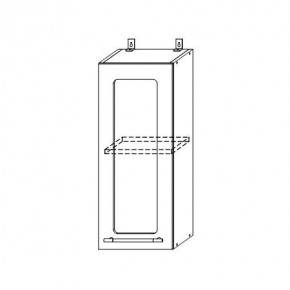 Монако ВПС 300 шкаф верхний стекло в Олёкминске - olekminska.mebelnovo.ru | фото