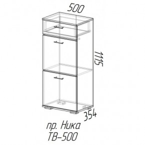 Ника тумба ТВ-500 (эра) в Олёкминске - olekminska.mebelnovo.ru | фото