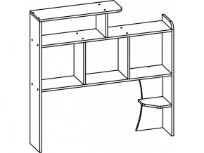 Полка надстройка Город SV в Олёкминске - olekminska.mebelnovo.ru | фото