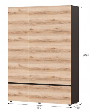 Шкаф 3-х Берген в Олёкминске - olekminska.mebelnovo.ru | фото