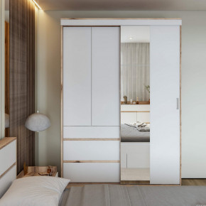 Шкаф-купе Брауни 1.5м в Олёкминске - olekminska.mebelnovo.ru | фото