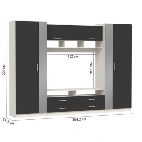 ШМЦ Вена  91.01 с зеркалом в Олёкминске - olekminska.mebelnovo.ru | фото